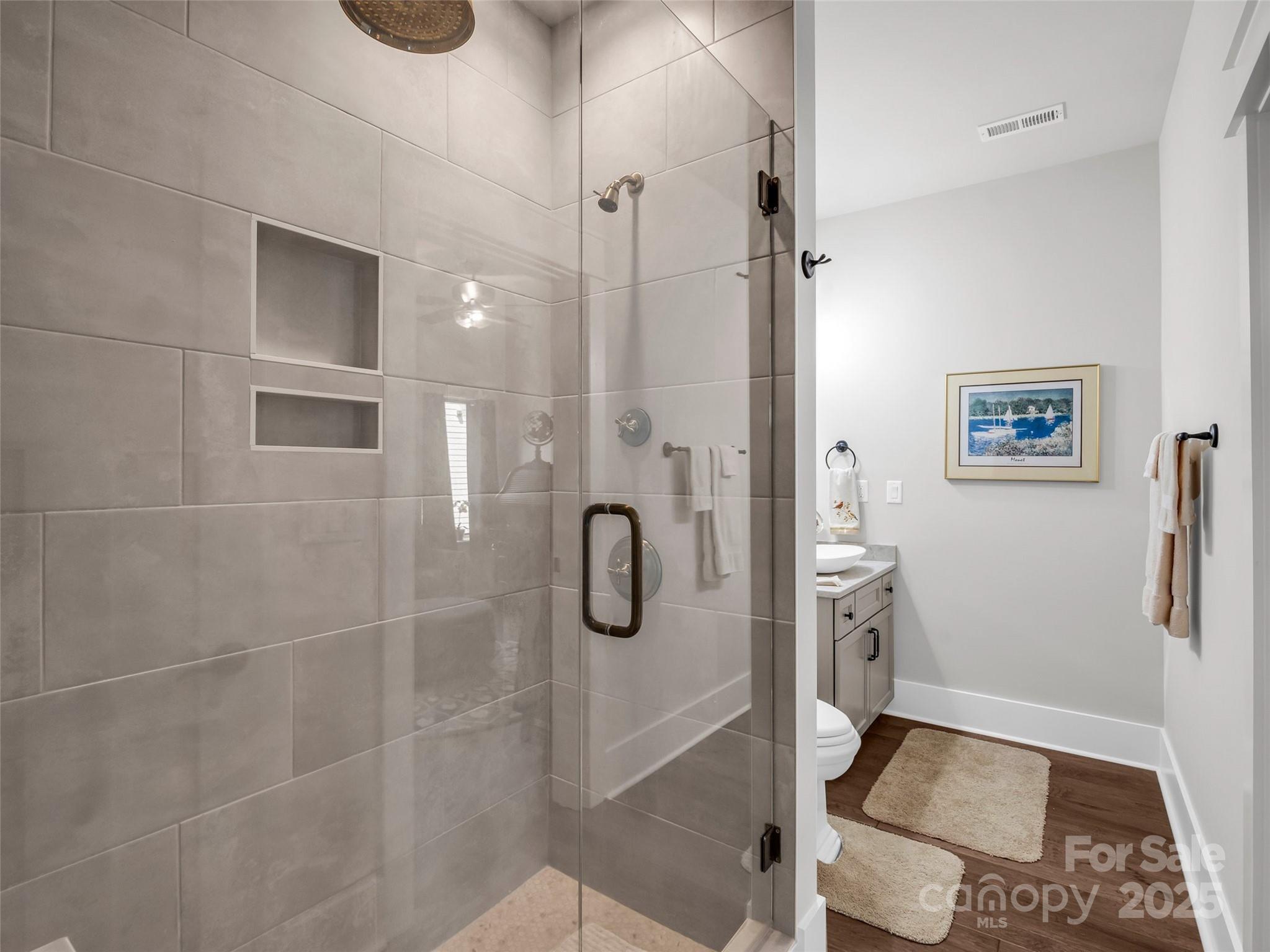 87 Jackson Ridge Ln Mill Spring Mill Spring, NC 28756 - Photo 22 of 42 a bathroom with a shower