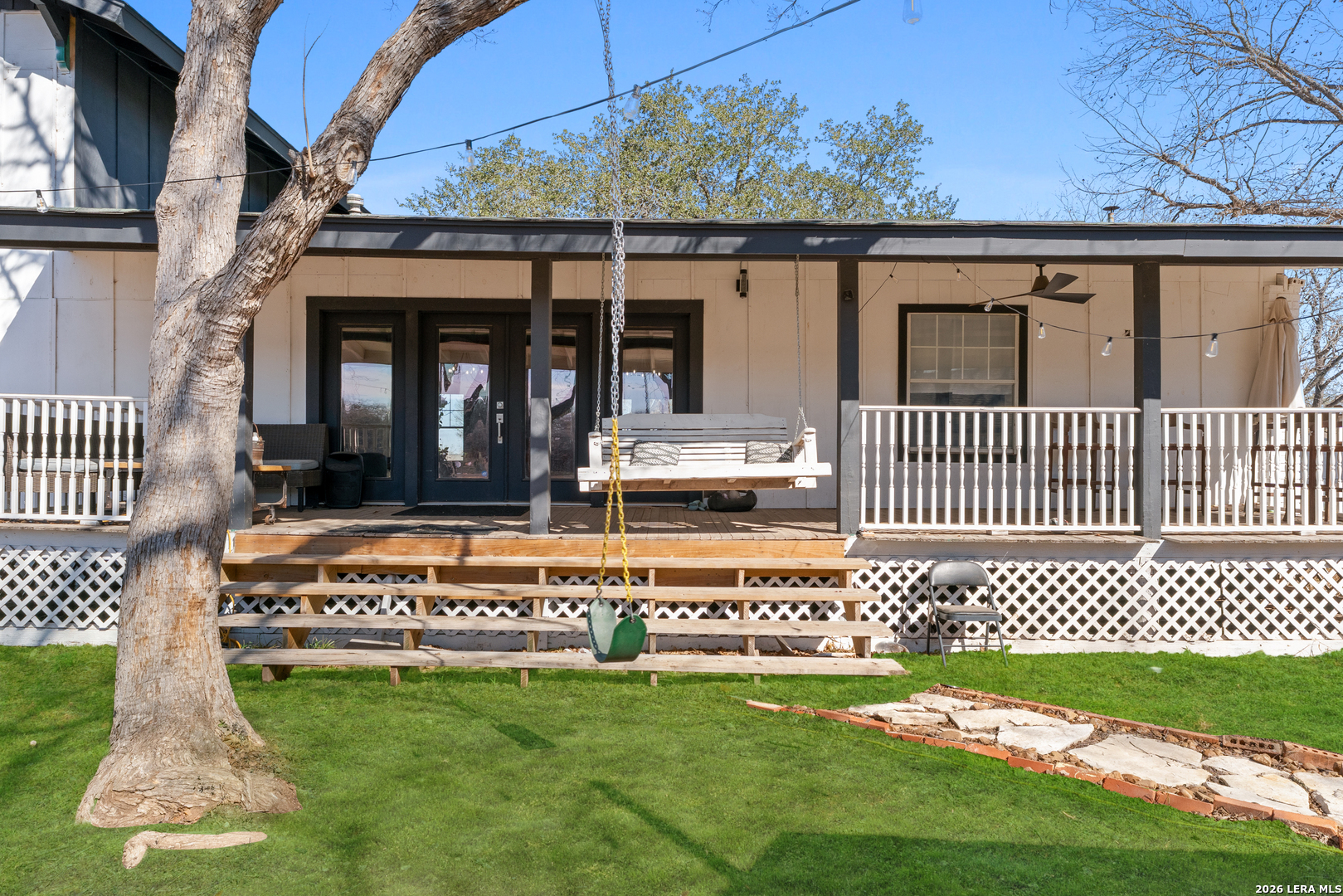 15285 South Skaggs Road Atascosa, TX 78002 - Photo 29 of 36 a view of a house with a yard