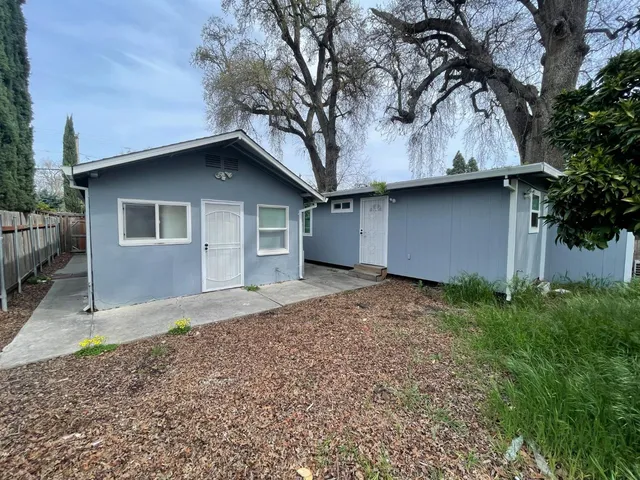 a house with a outdoor space
