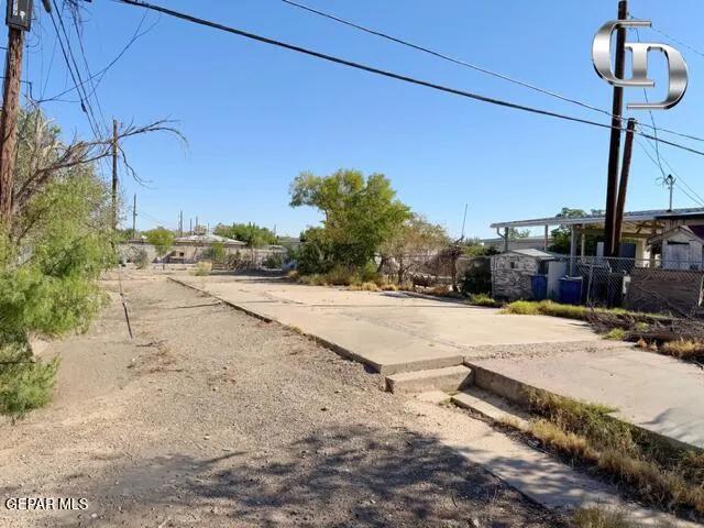 a view of a street with houses