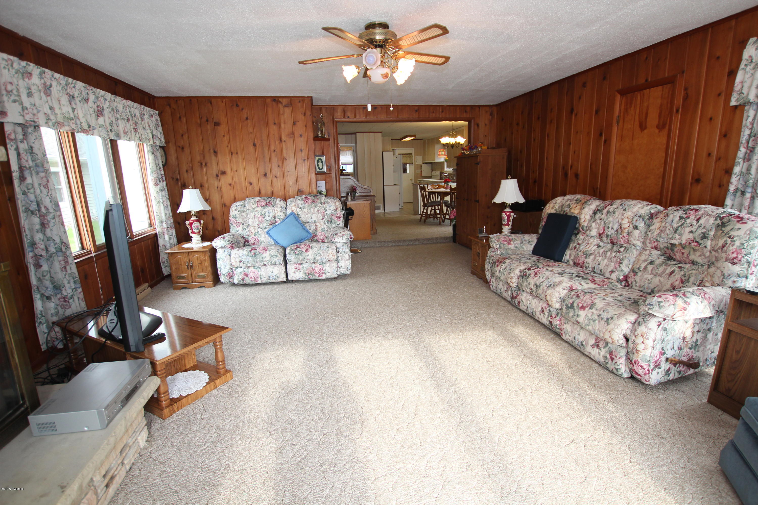 5878 McKibben Road Delton, MI 49046 - Photo 5 of 14 McKibbin living room view 2