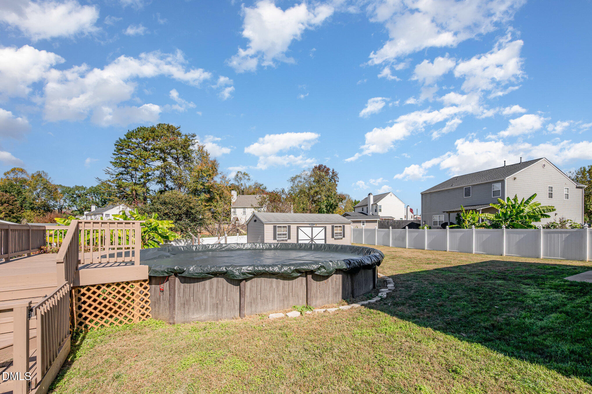 1508 Bancroft Court Graham, NC 27253 - Photo 30 of 33 a view of a swimming pool with a patio and a yard