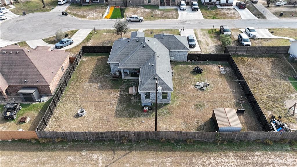 321 Gladiola Drive Edcouch, TX 78538 - Photo 27 of 29 an aerial view of a house with swimming pool