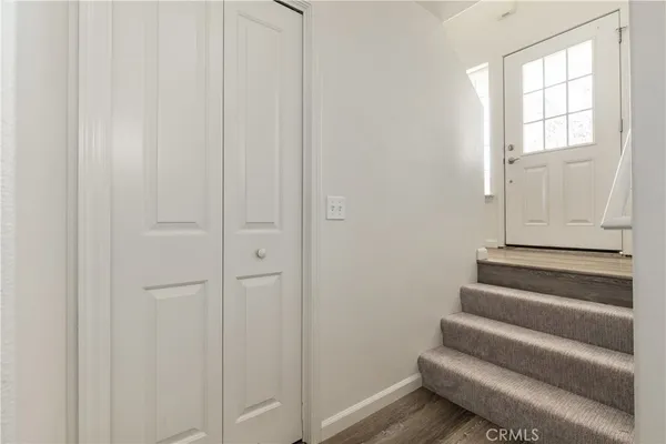a view of a door