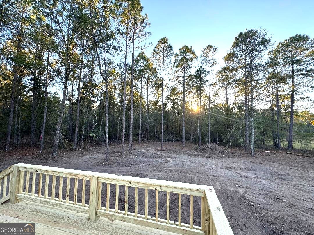 519 Wilson Road Twin City, GA 30471 - Photo 16 of 20 a view of a yard with trees in the background