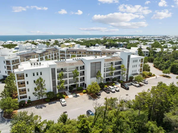 a view of a city with tall buildings