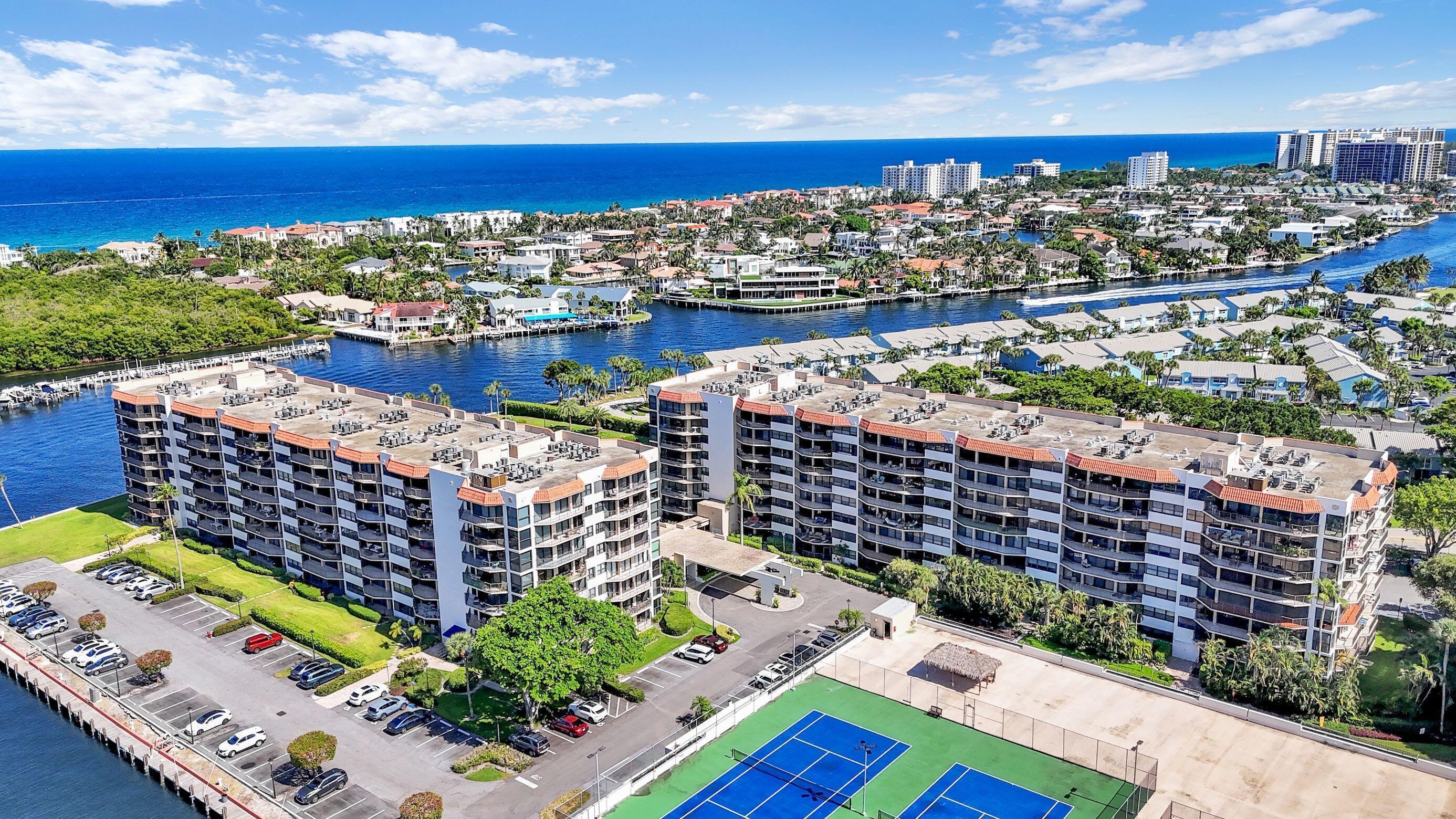 859 Jeffery Street, Unit 202 Boca Raton, FL 33487 - Photo 53 of 94 PB aerial intracoastal pool P and T pic