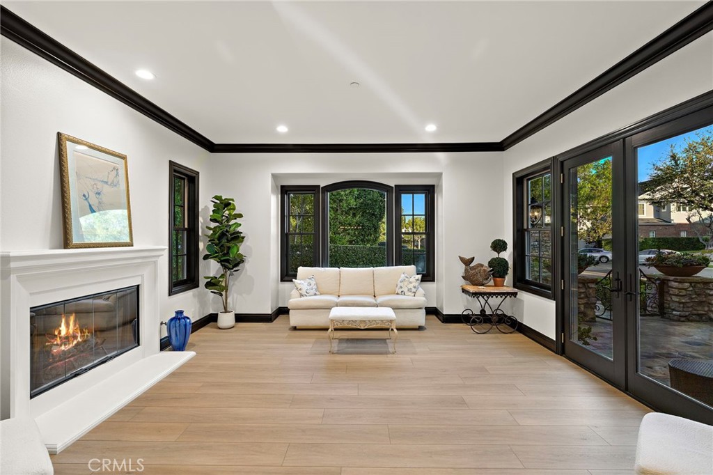 2 Galaxy Isle Ladera Ranch, CA 92694 - Photo 11 of 69 a living room with furniture large window and a fireplace