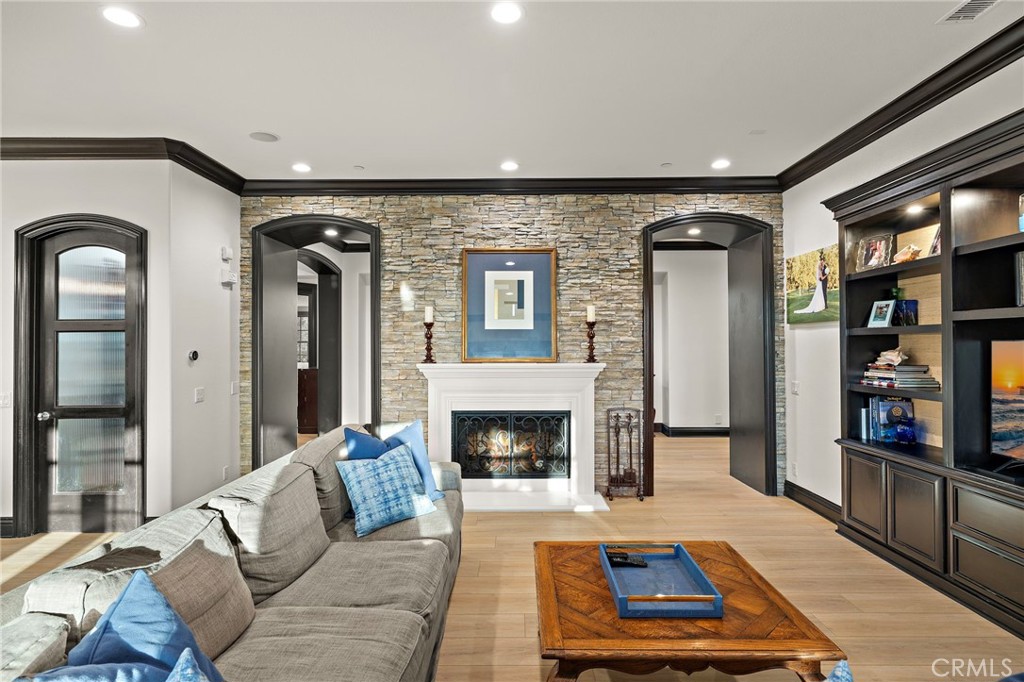 2 Galaxy Isle Ladera Ranch, CA 92694 - Photo 21 of 69 a living room with furniture and a fireplace