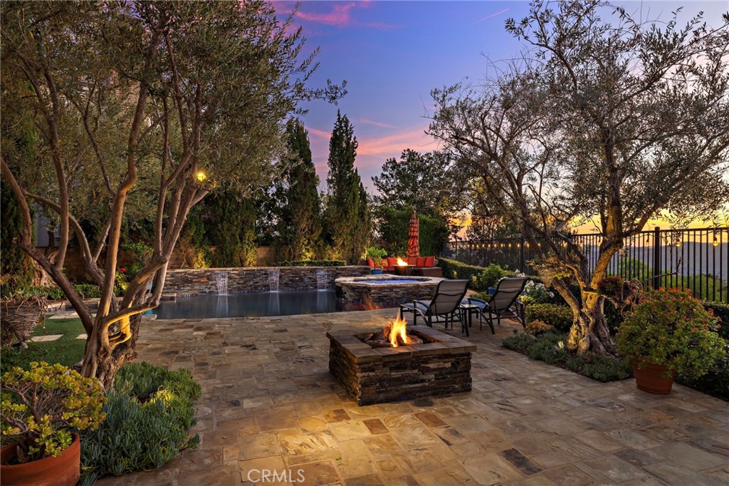 2 Galaxy Isle Ladera Ranch, CA 92694 - Photo 50 of 69 a view of a bench in the backyard of a house