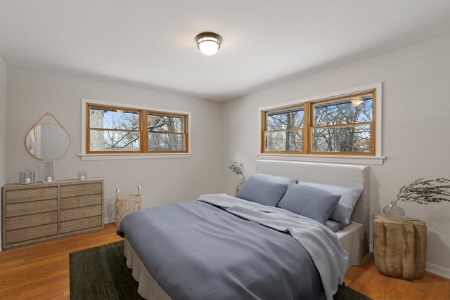 28W777 Garys Mill Road Winfield, IL 60190 - Photo 14 of 47 a bedroom with a bed and a table