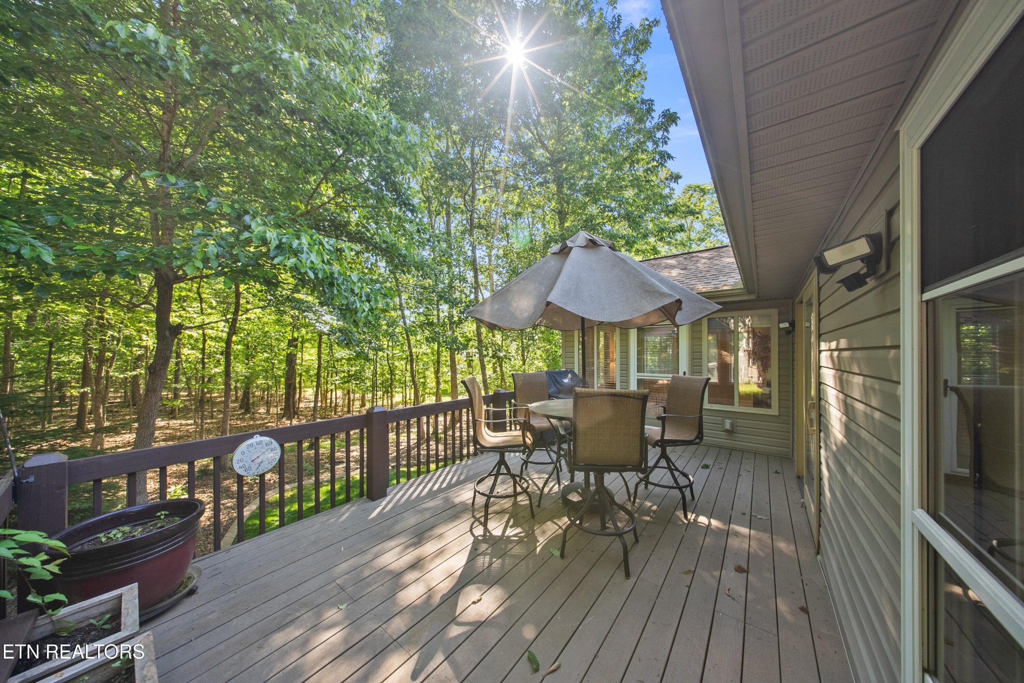109 Markham Lane Crossville, TN 38558 - Photo 35 of 38 a view of a deck with furniture and a backyard