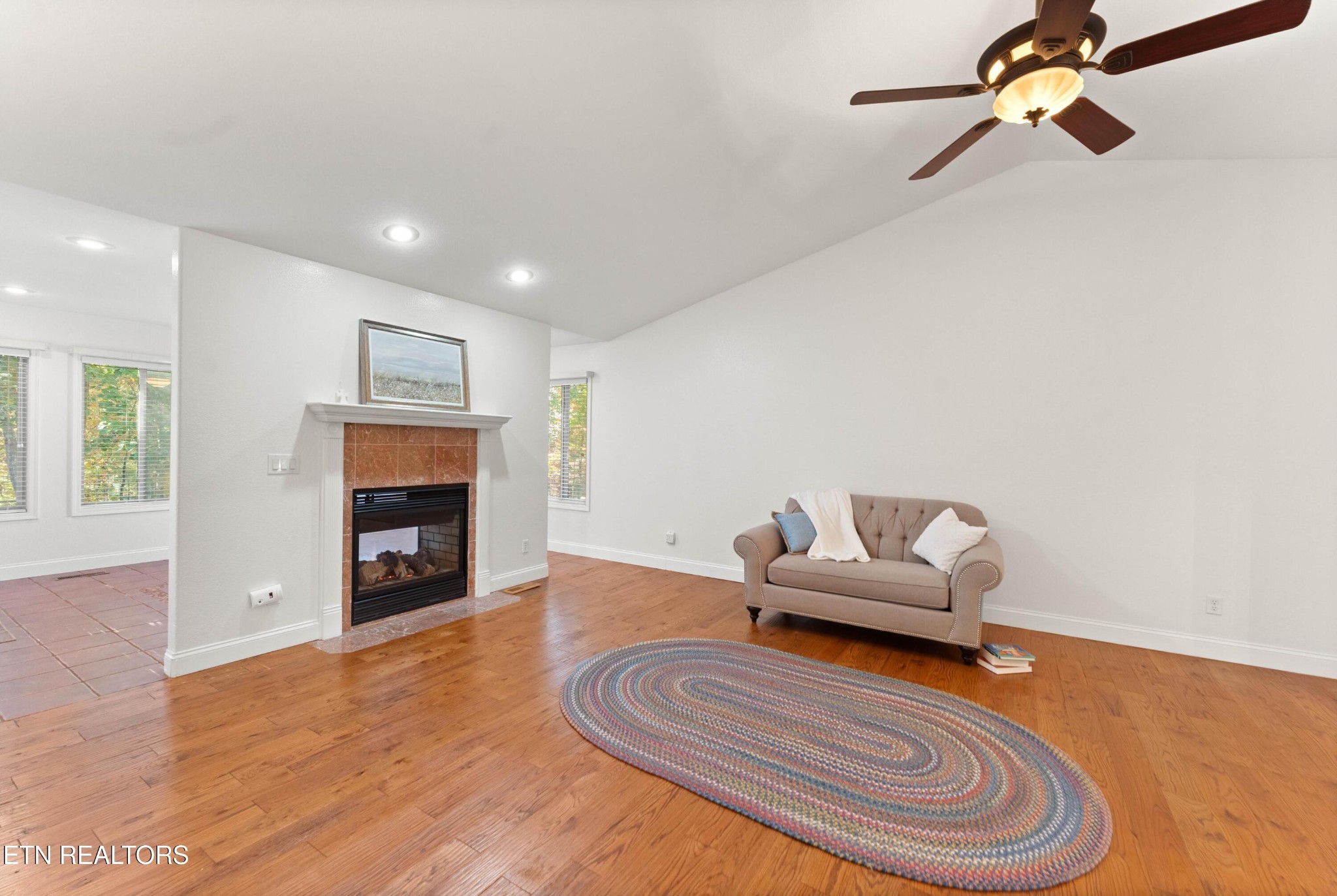 109 Markham Lane Crossville, TN 38558 - Photo 7 of 38 a living room with furniture and a fireplace