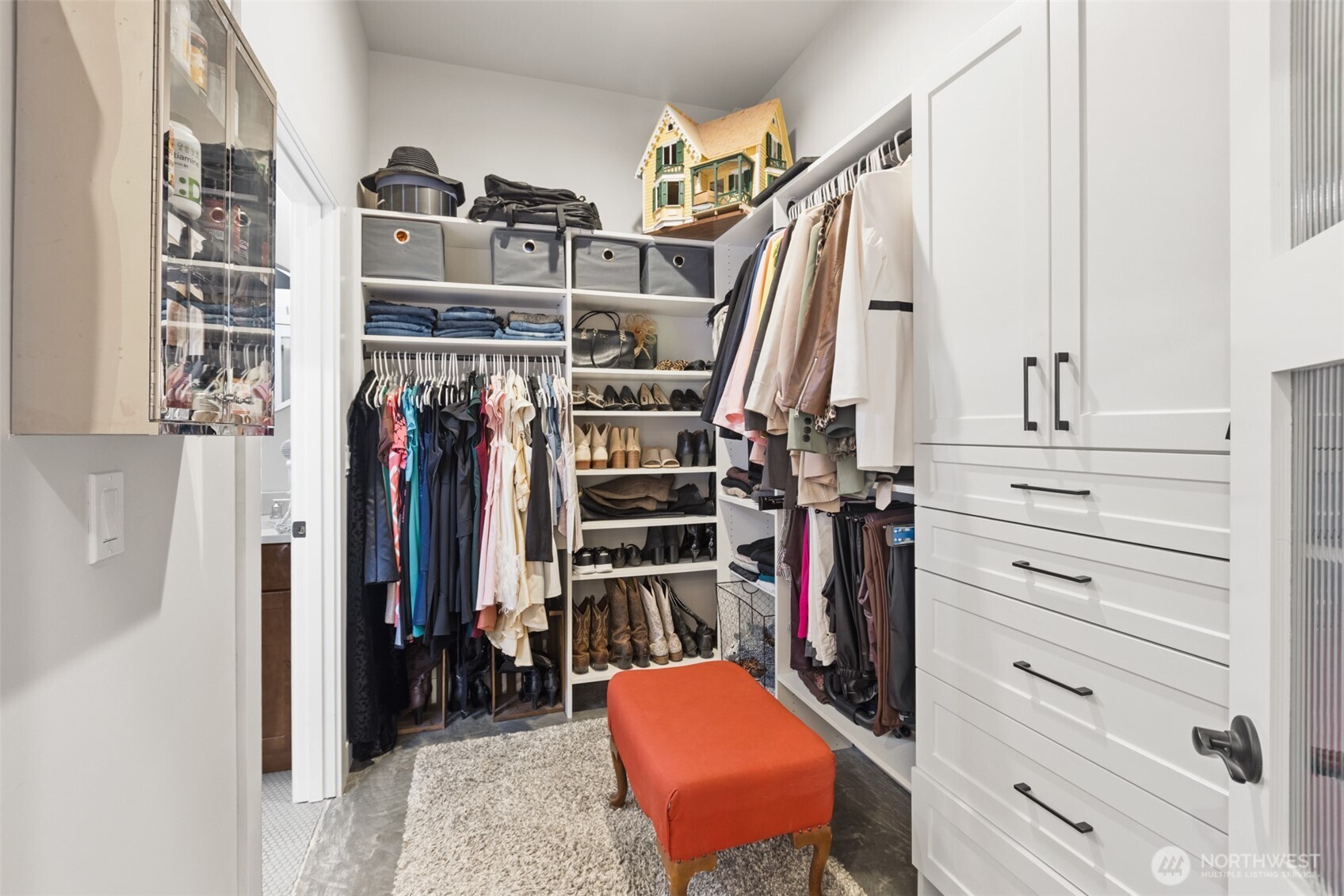 135 Edgington Drive Sequim, WA 98382 - Photo 18 of 40 a view of walk in closet with clothes and shoes