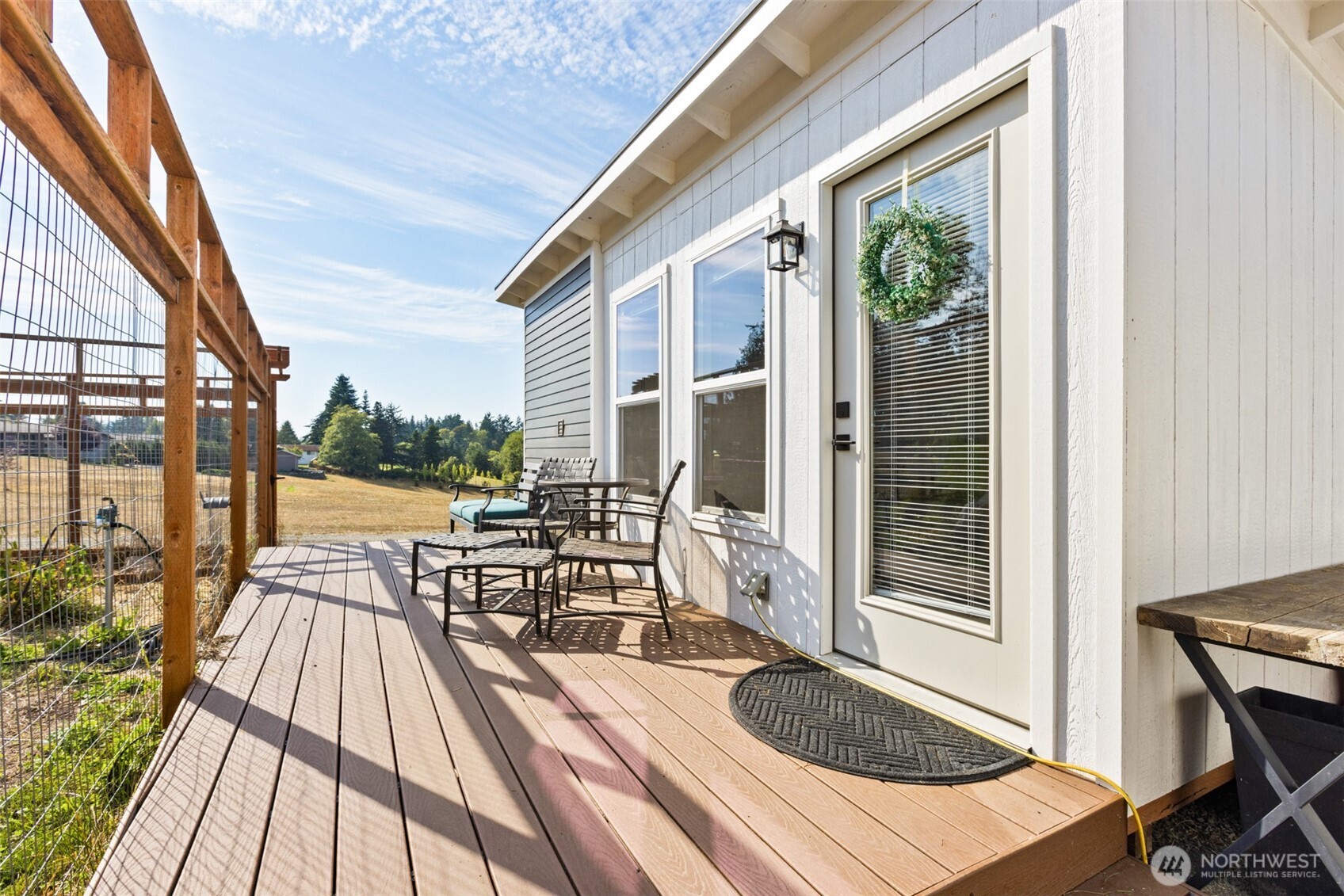 135 Edgington Drive Sequim, WA 98382 - Photo 27 of 40 a view of balcony with furniture