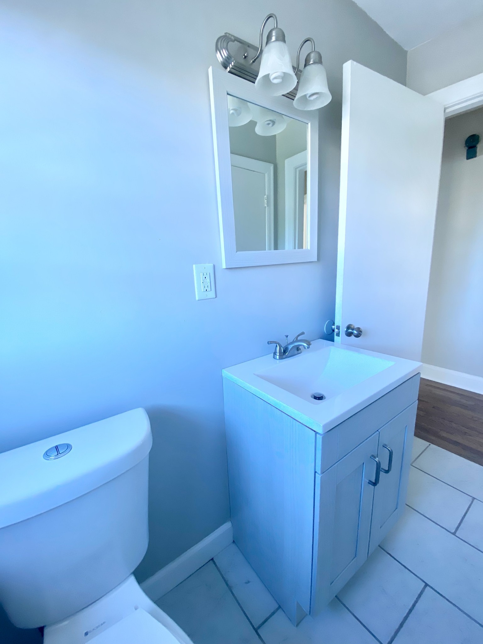 103 Lauderdale Road, Unit B Nashville, TN 37205 - Photo 14 of 17 a bathroom with a sink and a mirror
