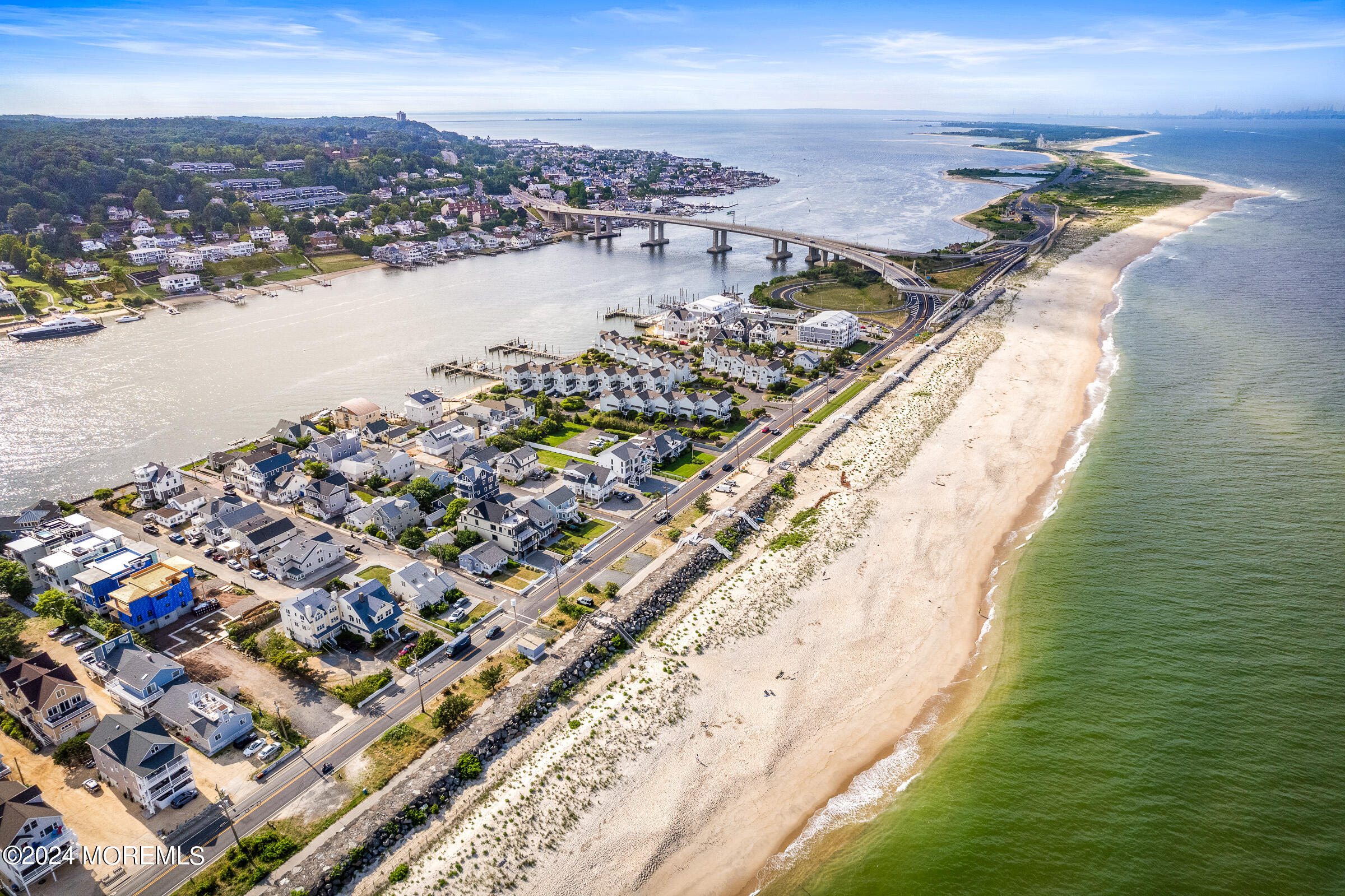 10 Via Ripa Way, Unit 2 Sea Bright, NJ 07760 - Photo 40 of 44 a view of a city and ocean view