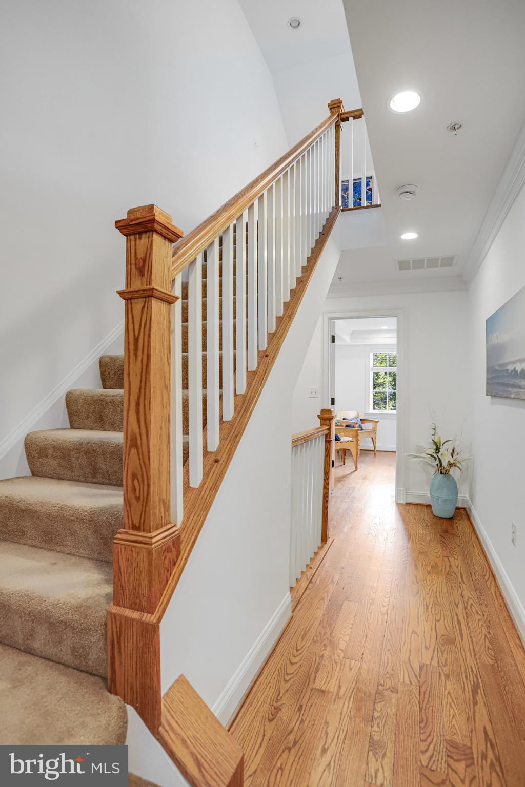 8920 Courts Way Silver Spring, MD 20910 - Photo 33 of 52 a view of entryway and hall with wooden floor