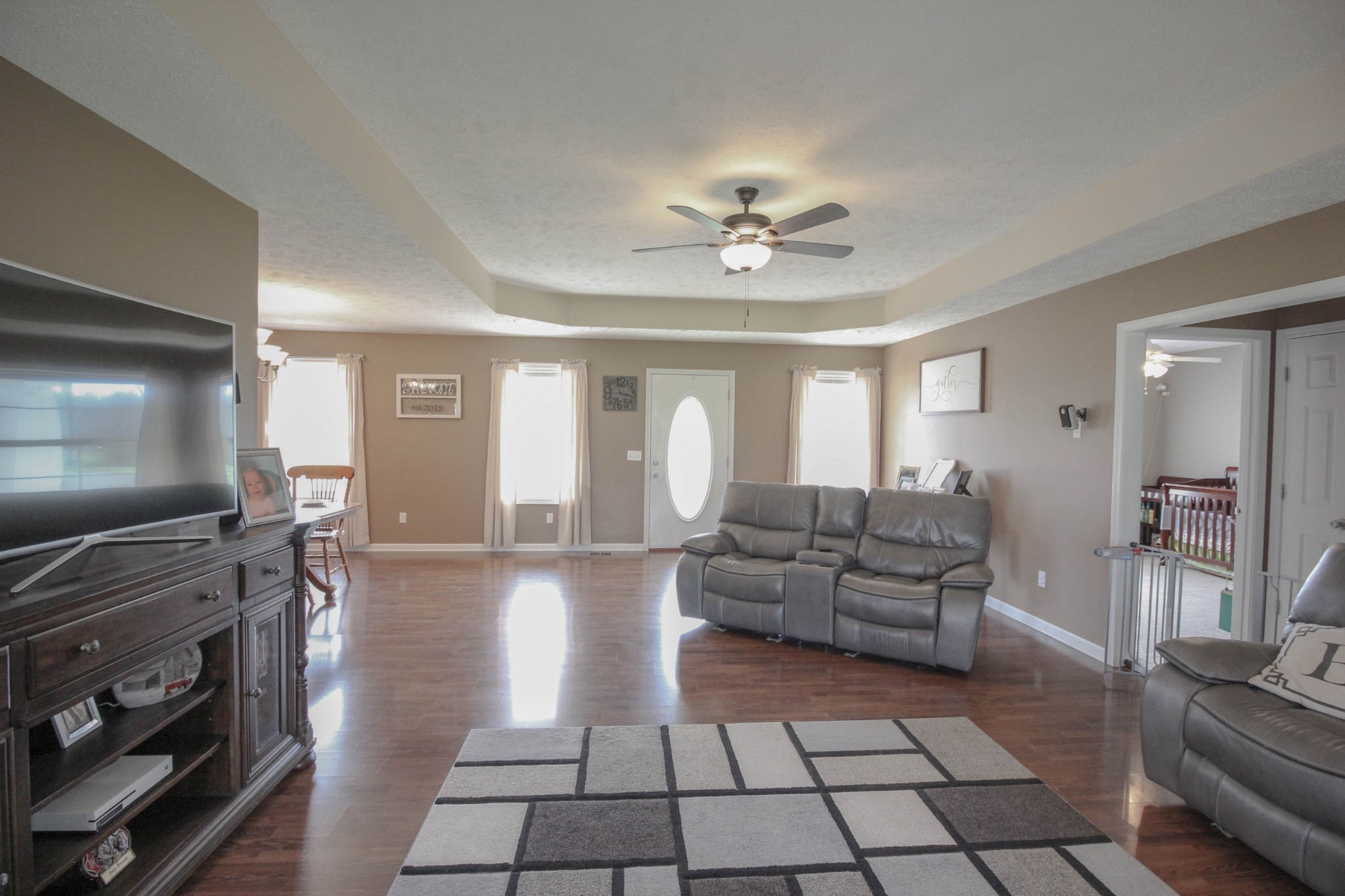 376 Spring Meadows Lane Morrison, TN 37357 - Photo 3 of 16 a living room with furniture and a flat screen tv