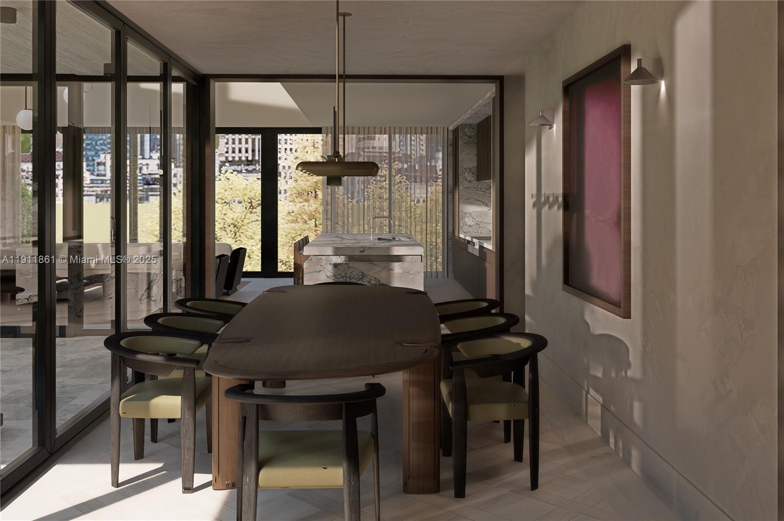 1445 Bay Road Miami Beach, FL 33139 - Photo 11 of 27 a dining room with furniture and window