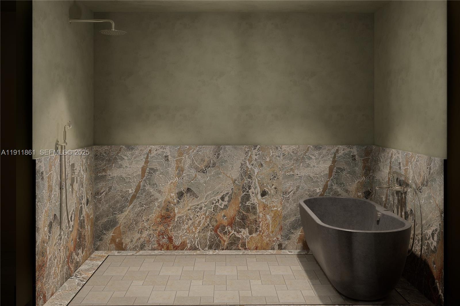 1445 Bay Road Miami Beach, FL 33139 - Photo 19 of 27 a bathroom with a bathtub and sink