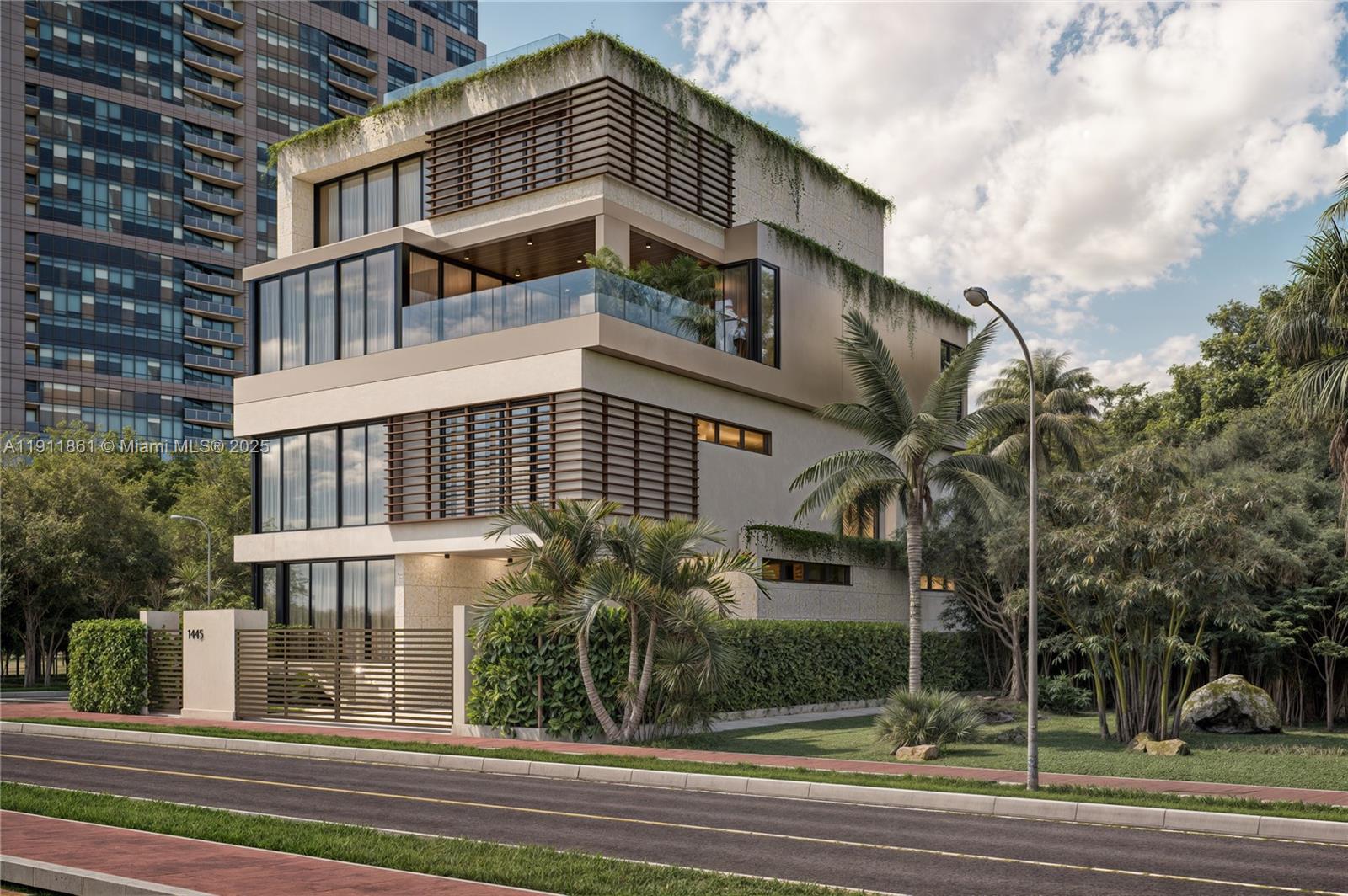 1445 Bay Road Miami Beach, FL 33139 - Photo 2 of 27 a front view of a building