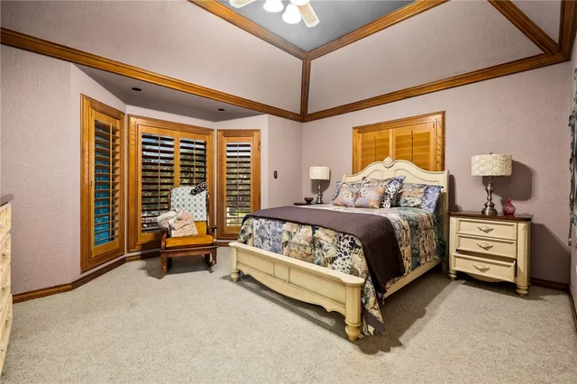 a room with furniture and a window