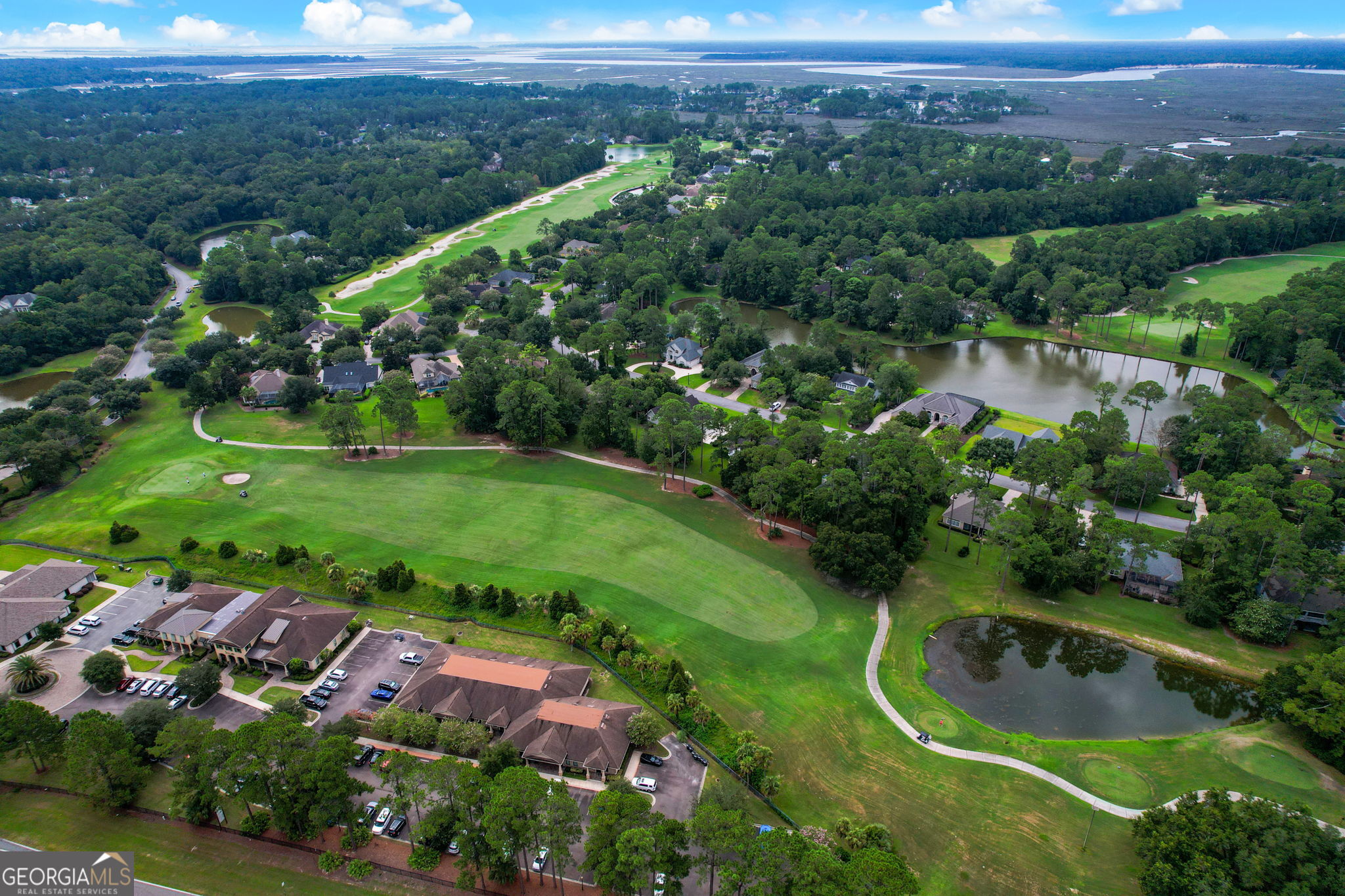502 Cardinal Circle East St. Marys, GA 31558 - Photo 48 of 73 an aerial view of residential houses with outdoor space and trees