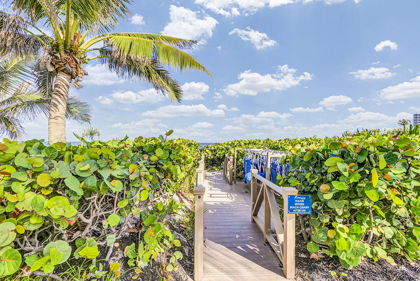 500 South Ocean Boulevard, Unit 303 Boca Raton, FL 33432 - Photo 45 of 46 Entrance to the beach