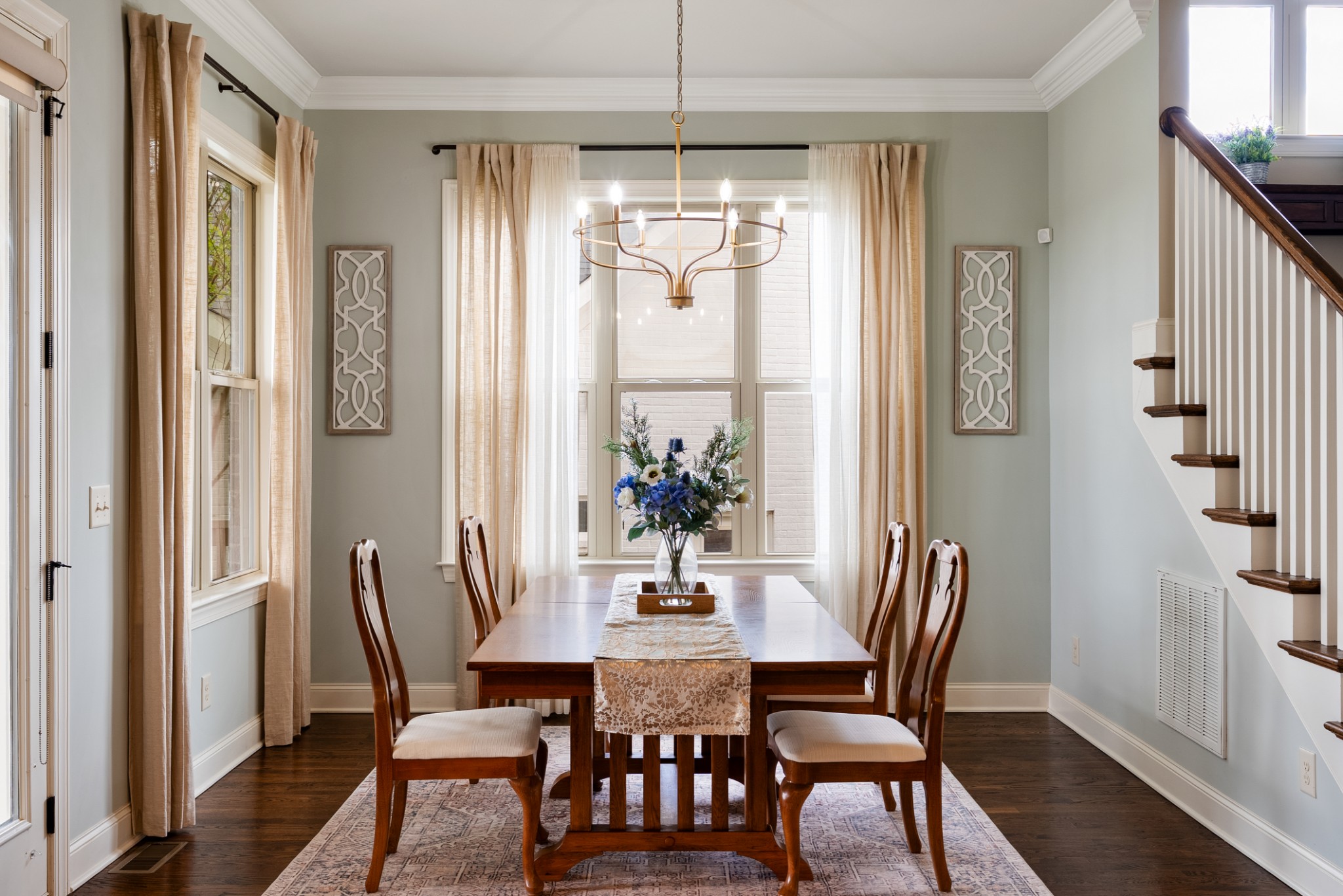 148 Truman Road West Franklin, TN 37064 - Photo 15 of 42 a view of a dining room with furniture window and wooden floor