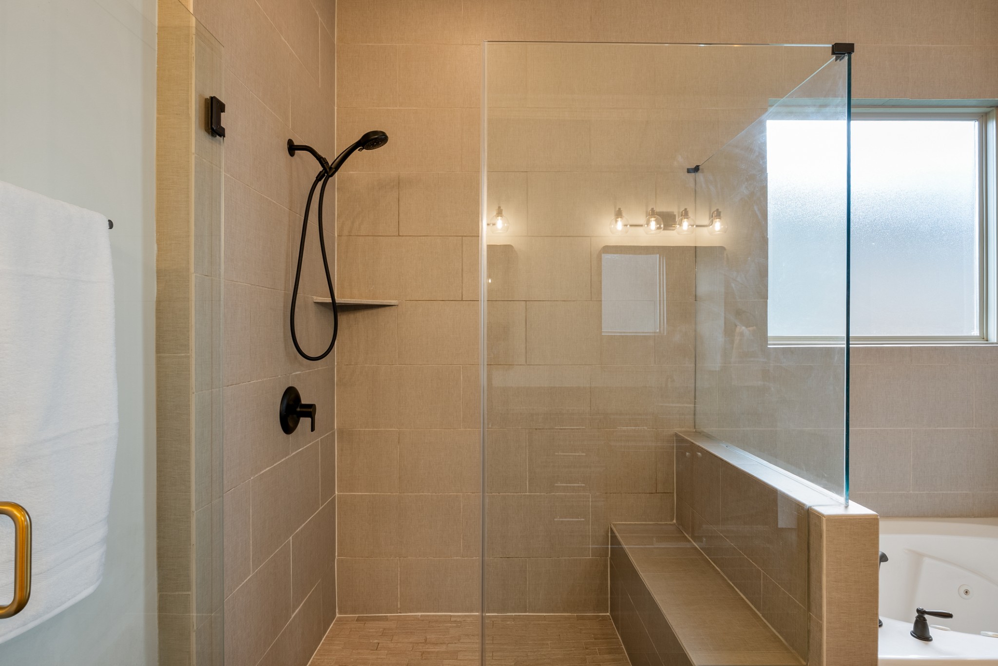 148 Truman Road West Franklin, TN 37064 - Photo 22 of 42 a bathroom with a glass shower door