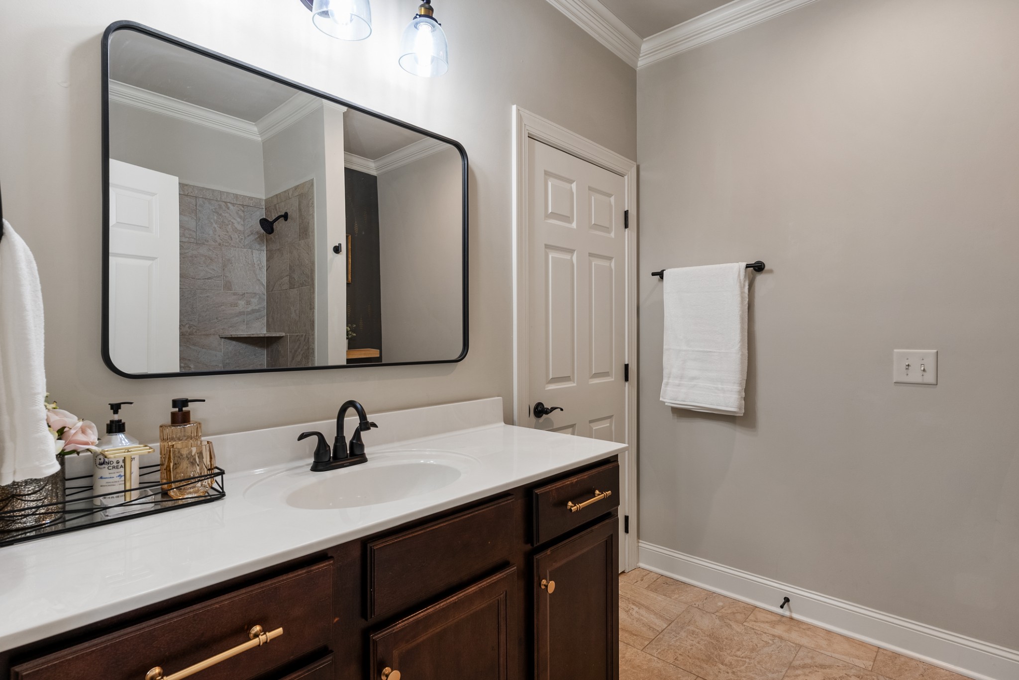 148 Truman Road West Franklin, TN 37064 - Photo 27 of 42 a bathroom with a sink and a mirror