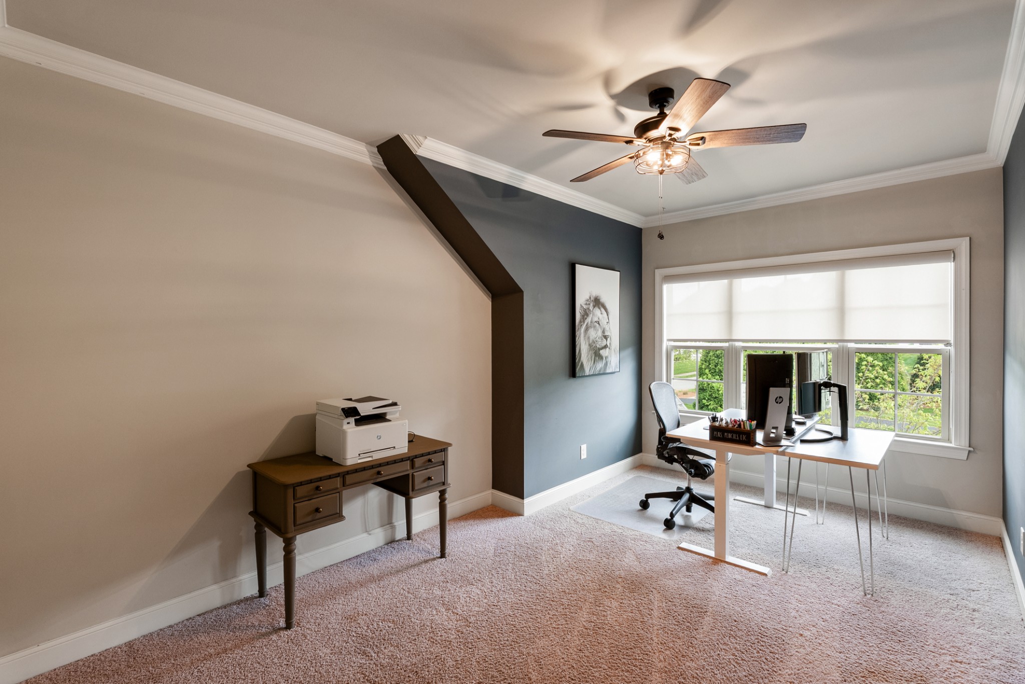 148 Truman Road West Franklin, TN 37064 - Photo 30 of 42 a view of a livingroom with workspace and a window