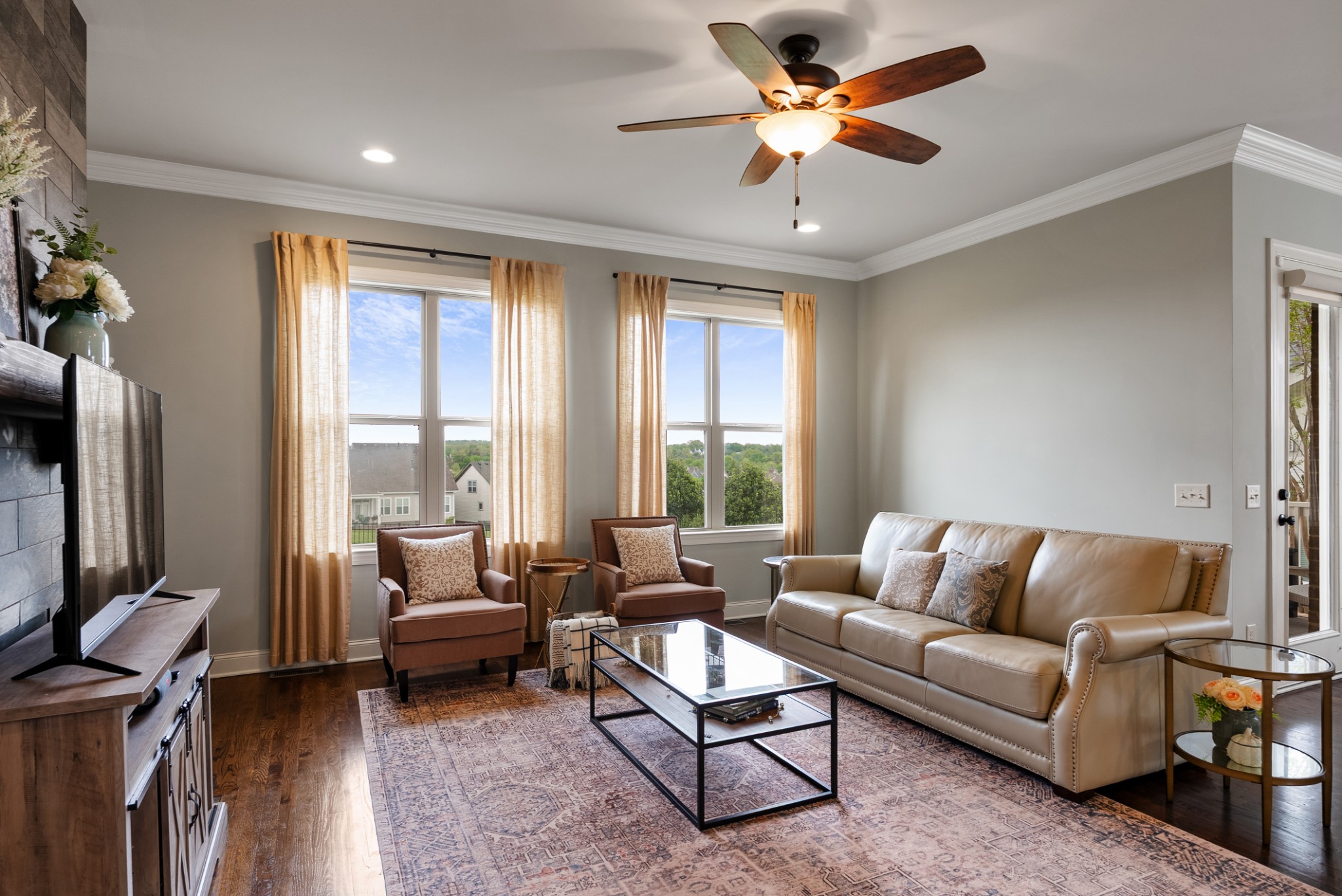 148 Truman Road West Franklin, TN 37064 - Photo 10 of 42 a living room with furniture a ceiling fan and a window