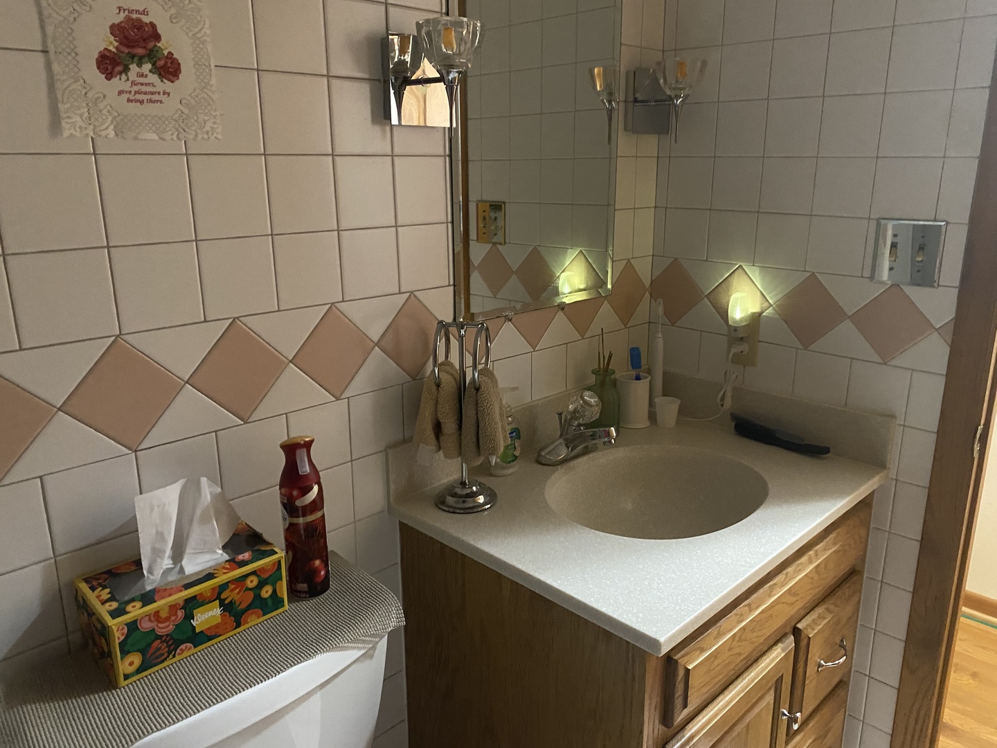 19 Capri Street Streator, IL 61364 - Photo 20 of 35 a bathroom with a sink and a mirror