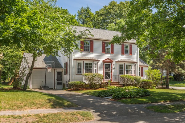 100 Mayflower Road Needham, MA 02492 - Photo 2 of 28 a aerial view of a house