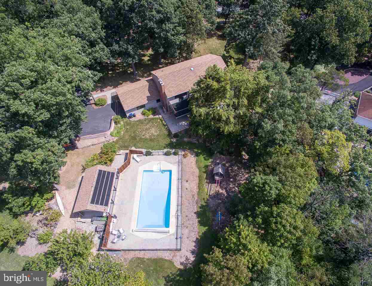 4720 Pine Ridge Road Harrisburg, PA 17110 - Photo 4 of 25 Drone of pool and pavilion
