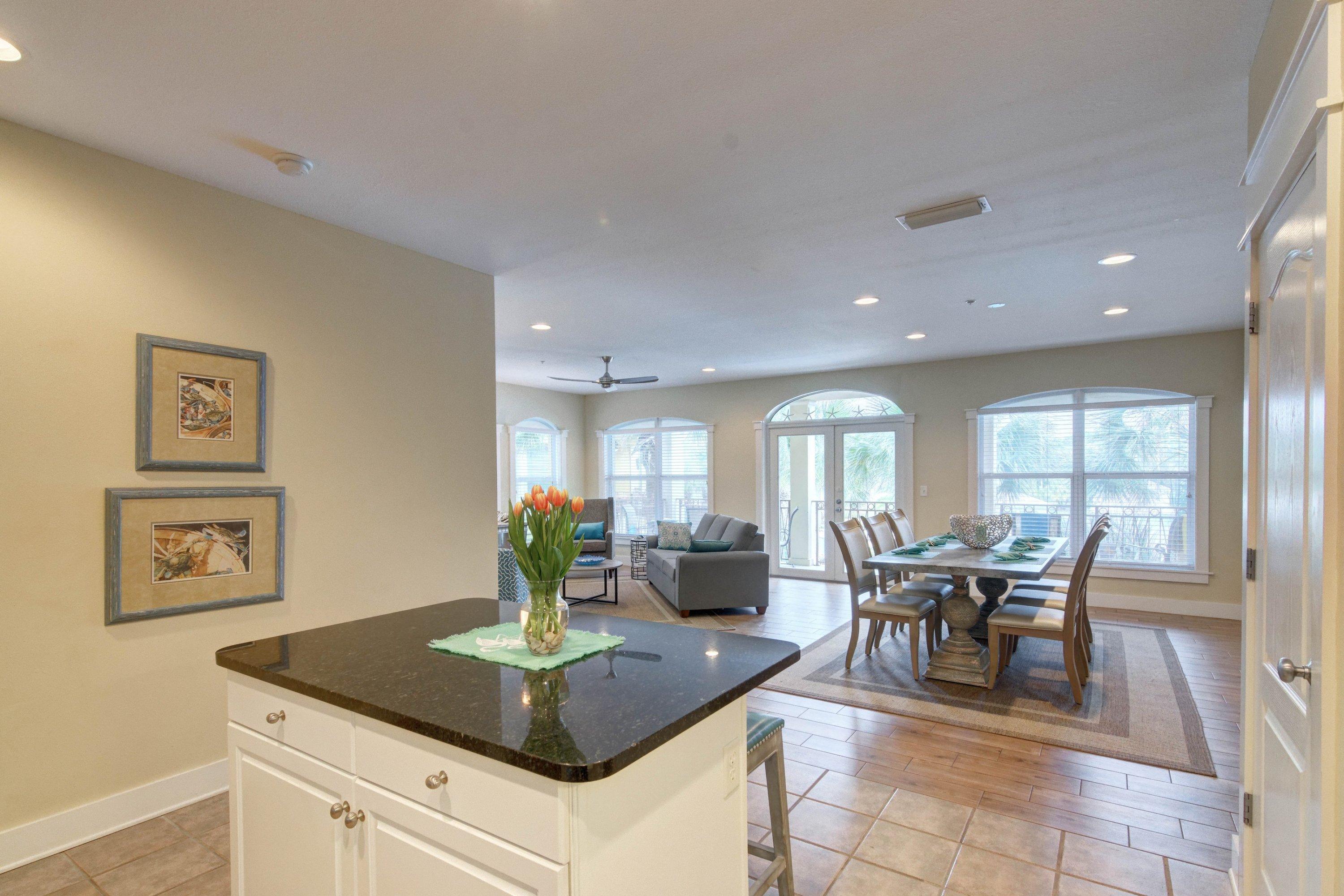 5 Seacrest Blvd Inlet Beach, Unit B201 Inlet Beach, FL 32461 - Photo 17 of 38 a view of a dining room with furniture