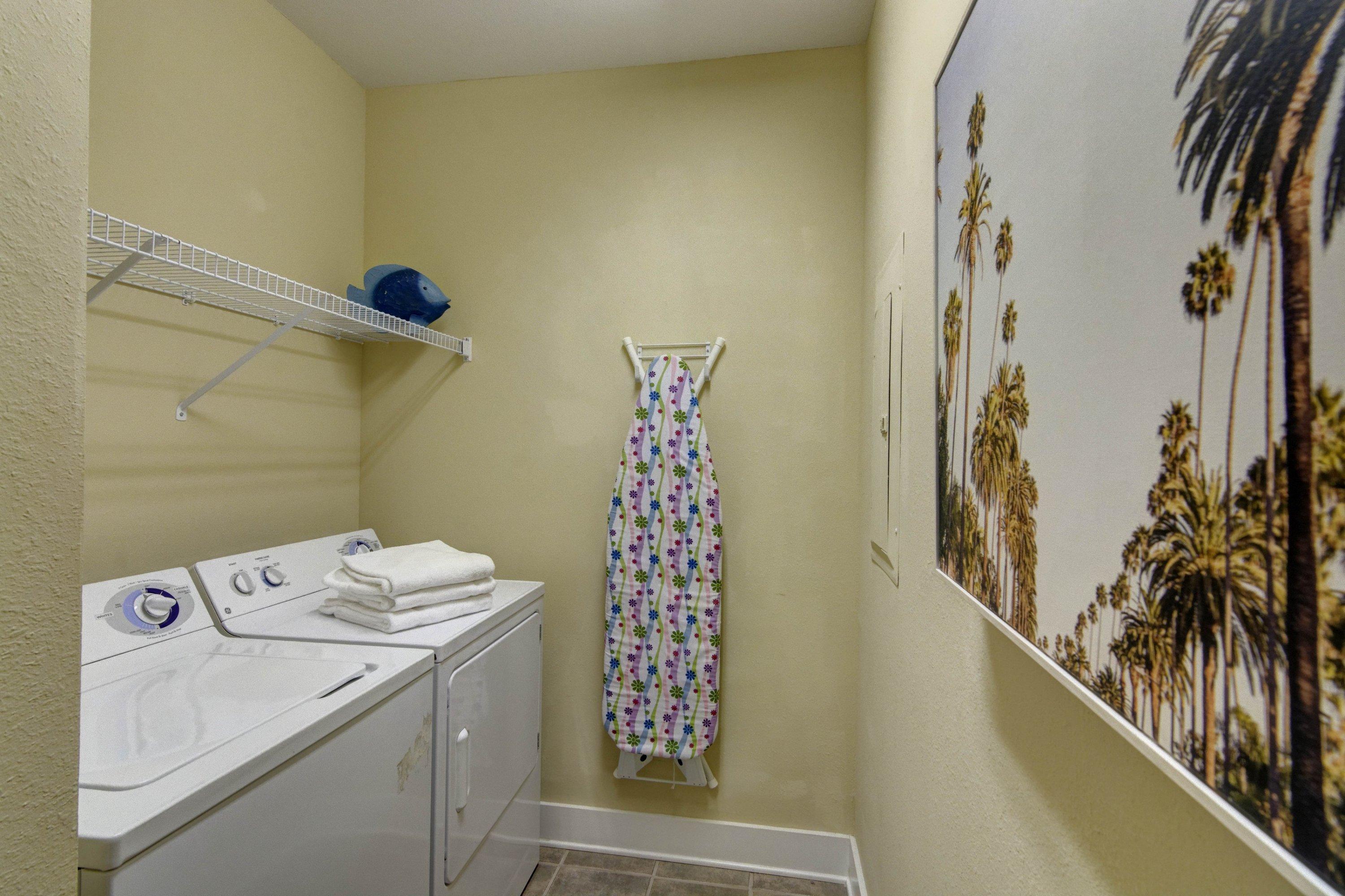 5 Seacrest Blvd Inlet Beach, Unit B201 Inlet Beach, FL 32461 - Photo 38 of 38 a utility room with dryer and washer
