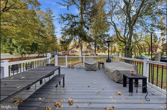 a view of a park with tree s