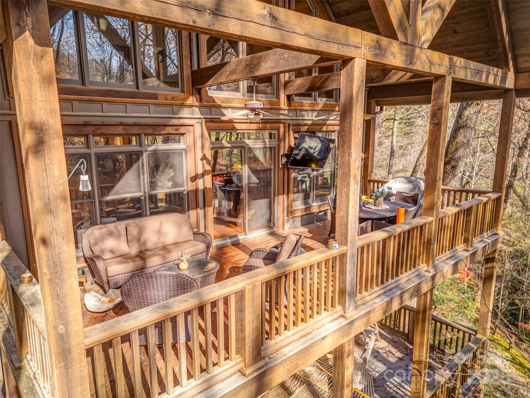 129 Ivy Ridge, Unit I26 Lake Toxaway, NC 28747 - Photo 33 of 39 a view of balcony