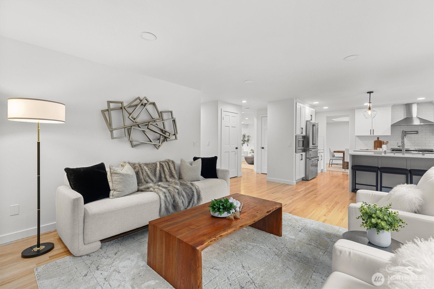16302 123rd Place Northeast Bothell, WA 98011 - Photo 14 of 37 a living room with furniture and kitchen view