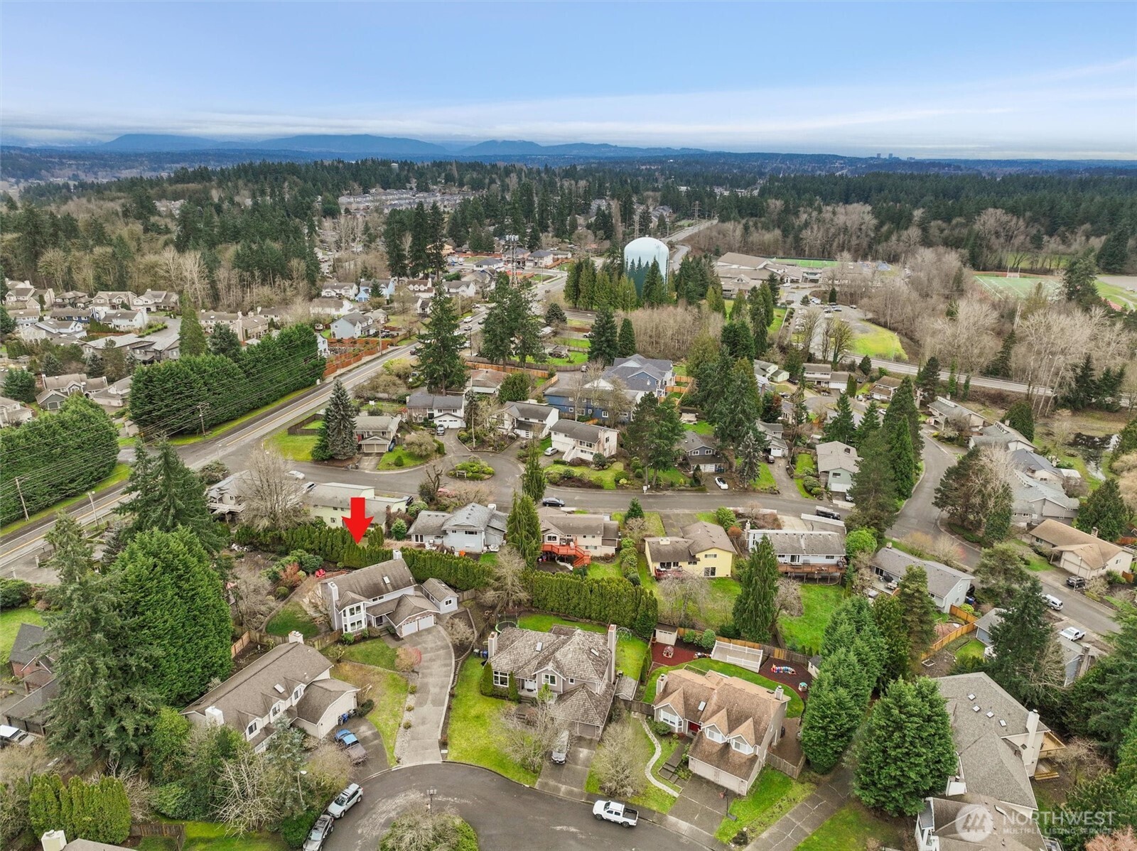 16302 123rd Place Northeast Bothell, WA 98011 - Photo 34 of 37 an aerial view of a city with lots of residential buildings
