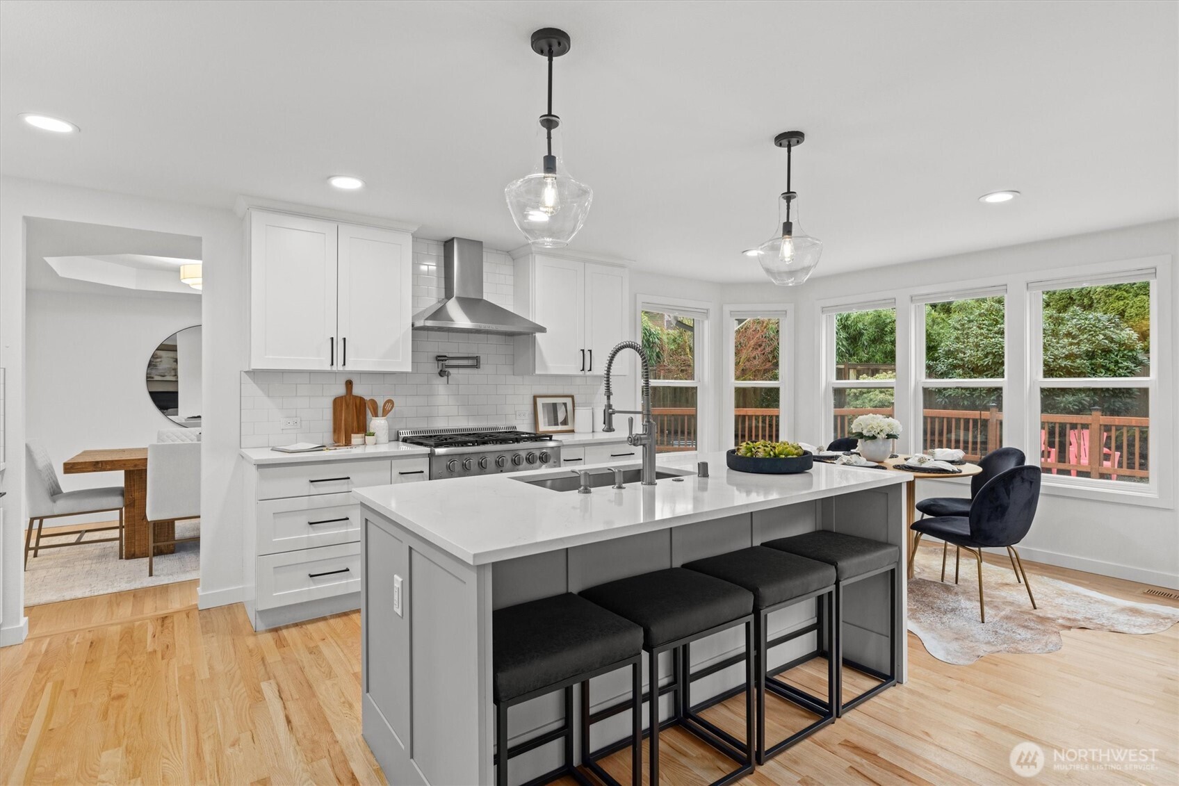 16302 123rd Place Northeast Bothell, WA 98011 - Photo 8 of 37 a large kitchen with a table and chairs