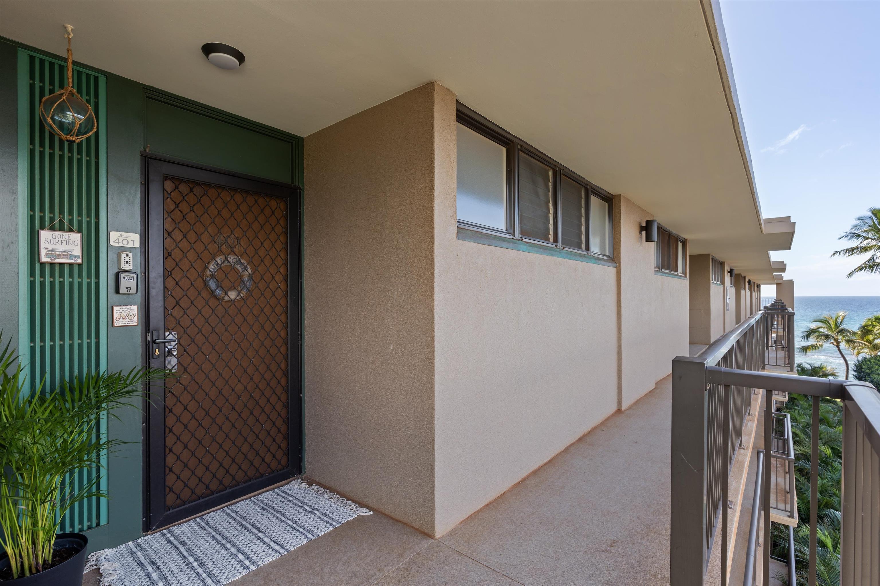 3823 Lower Honoapiilani Road, Unit 401 Lahaina, HI 96761 - Photo 4 of 40 a view of front door