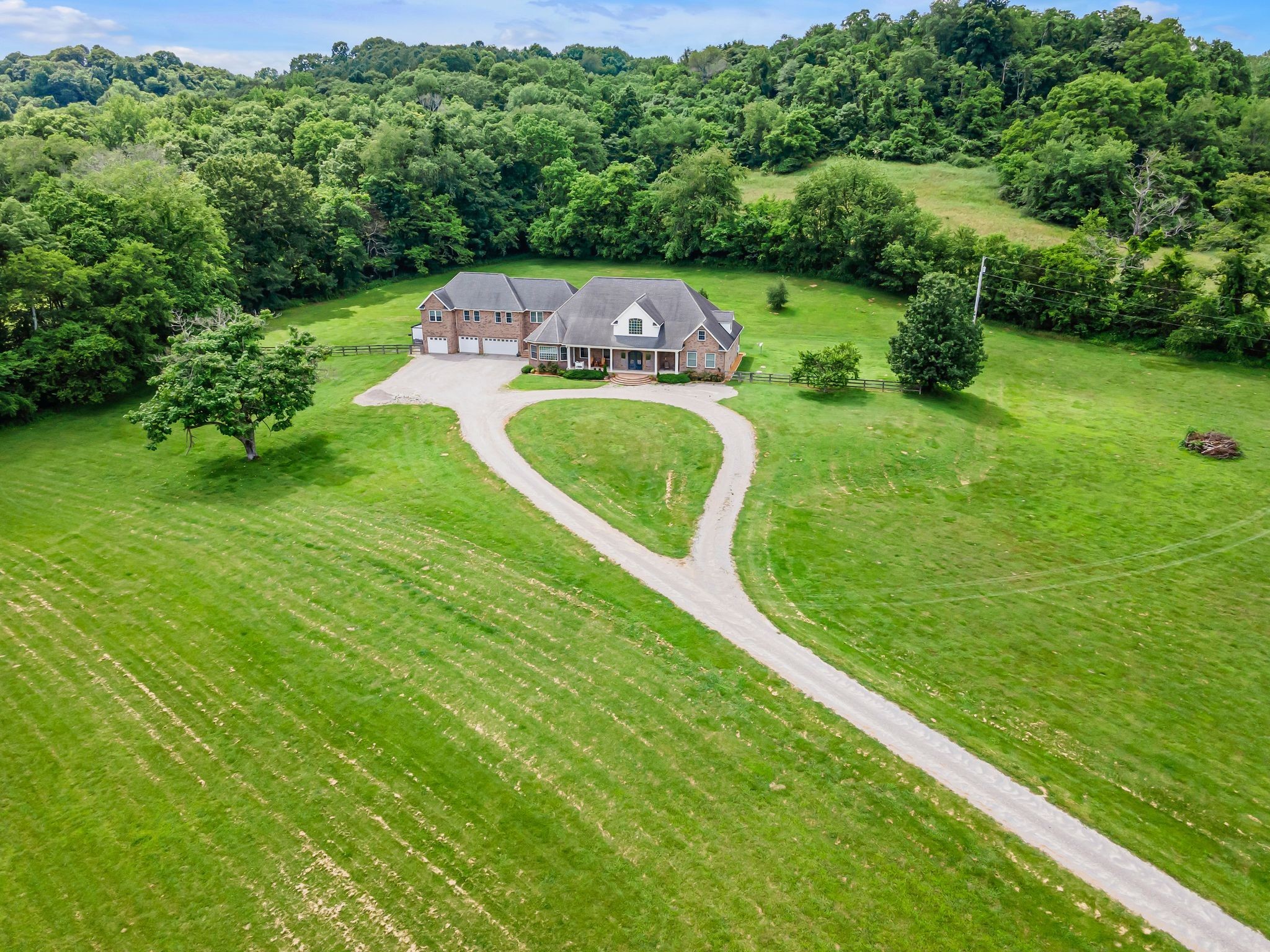 790 Blooming Grove Road Pulaski, TN 38478 - Photo 4 of 74 an aerial view of a house with a yard