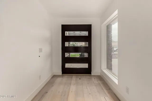a view of wooden floor in a room