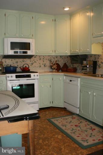 7900 Clearfield Road Frederick, MD 21702 - Photo 17 of 30 Kitchen, with concrete counters & cork floors