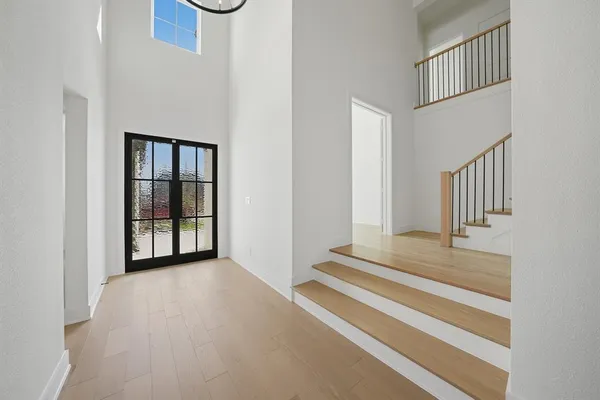 a view of an entryway door