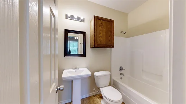 a view of a backyard with a garden